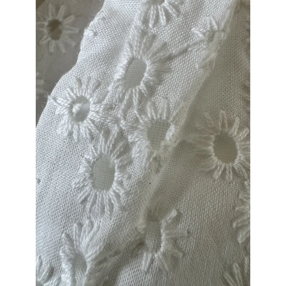NWT Little Lass Baby Girl White Eyelet Dress Bloomer Headband 0-3M 3PC